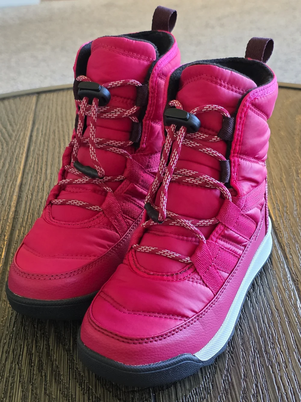 SOREL Kids Whitney II Short Lace Boots Size 1. Used Twice Perfect Condition.